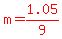 red%28m=1.05%2F9%29