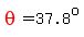 red%28theta%29=37.8%5Eo