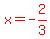 red%28x=-2%2F3%29