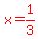 red%28x=1%2F3%29