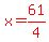 red%28x=61%2F4%29