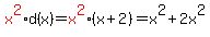 red%28x%5E2%29%2Ad%28x%29=red%28x%5E2%29%28x%2B2%29=x%5E2%2B2x%5E2