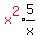 red%28x%5E2%29%2Aexpr%285%2Fx%29