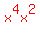 red%28x%5E4x%5E2%29