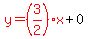 red%28y=%283%2F2%29x%29%2B0%29