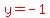 red%28y=-1%29