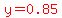 red%28y=0.85%29