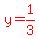 red%28y=1%2F3%29