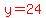 red%28y=24%29