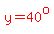 red%28y=40%5Eo%29