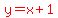red%28y=x%2B1%29