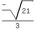 root%28%22-%22%2C21%29%2F3