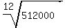 root%2812%2C+512000%29