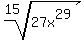 root%2815%2C+27x%5E29%29