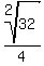 root%282%2C32%29%2F4