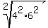 root%282%2C4%5E2%2A6%5E2%29