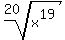 root%2820%2Cx%5E19%29