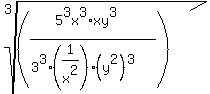 root%283%2C%28%285%5E3x%5E3%2Axy%5E3%29%2F%283%5E3%281%2Fx%5E2%29%28y%5E2%29%5E3%29%29%29