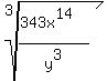 root%283%2C%28343x%5E14%29%2Fy%5E3%29