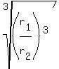 root%283%2C%28r%5B1%5D%2Fr%5B2%5D%29%5E3%29