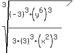 root%283%2C+%28%28-+3%29%5E3%28y%5E6%29%5E3%29%2F3%283%29%5E3%28x%5E2%29%5E3%29%29