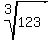 root%283%2C+123%29