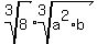 root%283%2C+8%29%2Aroot%283%2C+a%5E2%2Ab%29