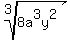 root%283%2C+8a%5E3y%5E2%29+