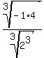 root%283%2C-1%2A4%29%2Froot%283%2C2%5E3%29