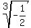 root%283%2C-1%2F2%29