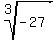 root%283%2C-27%29