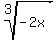 root%283%2C-2x%29