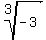 root%283%2C-3%29