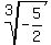 root%283%2C-5%2F2%29
