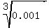 root%283%2C0.001%29