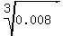 root%283%2C0.008%29