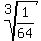 root%283%2C1%2F64%29