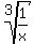 root%283%2C1%2Fx%29