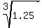 root%283%2C1.25%29