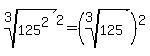 root%283%2C125%5E2%29%5E2=%28root%283%2C125%29%29%5E2