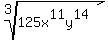 root%283%2C125x%5E11y%5E14%29