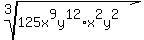 root%283%2C125x%5E9y%5E12%2Ax%5E2y%5E2%29