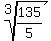 root%283%2C135%2F5%29
