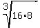 root%283%2C16%2A8%29