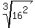 root%283%2C16%5E2%29