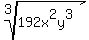 root%283%2C192x%5E2y%5E3%29