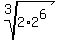 root%283%2C2%2A2%5E6%29