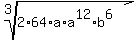 root%283%2C2%2A64%2Aa%2Aa%5E12%2Ab%5E6%29
