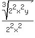 root%283%2C2%5E2x%5E2y%29%2F%282%5E2x%5E2%29