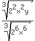 root%283%2C2%5E2x%5E2y%29%2Froot%283%2C2%5E6x%5E6%29%29